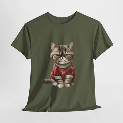 Grumpy Christmas Cat T-Shirt
