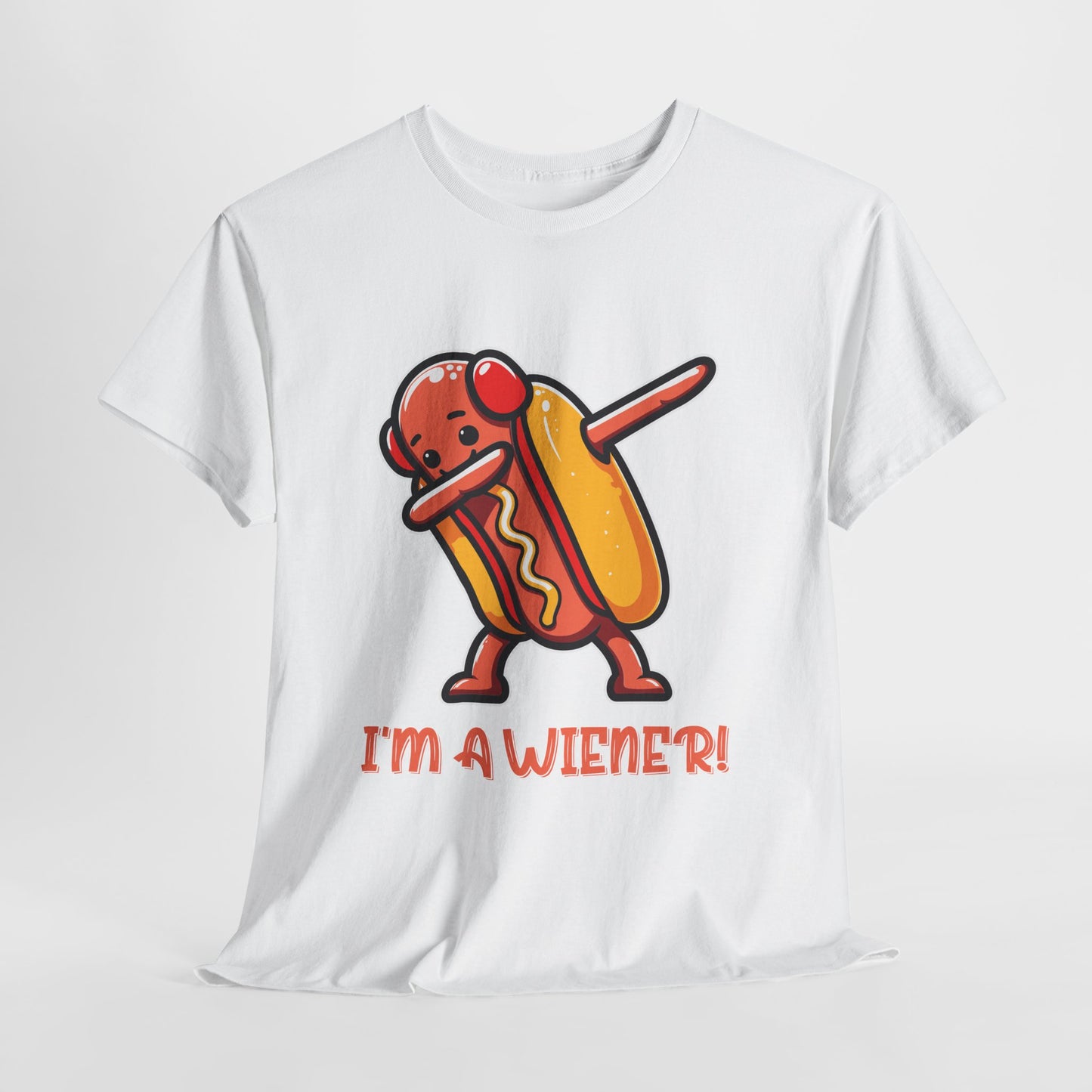 I'm a Wiener Hot Dog T-Shirt - Funny BBQ Pun Kawaii Tee