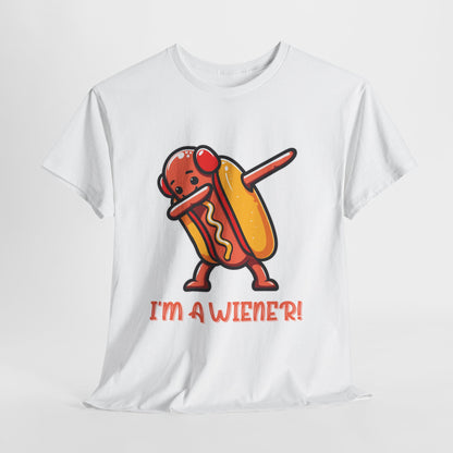 I'm a Wiener Hot Dog T-Shirt - Funny BBQ Pun Kawaii Tee