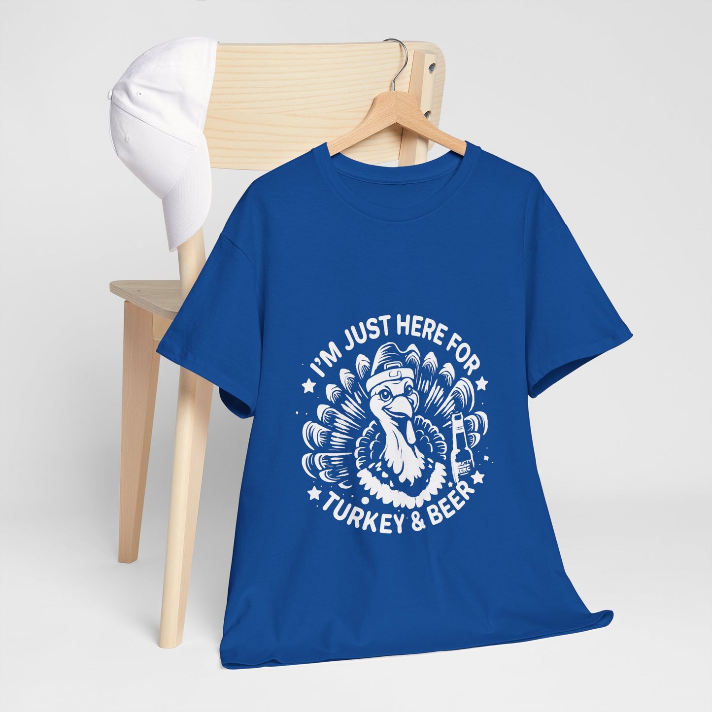 Turkey and Beer T-Shirt - Funny Thanksgiving Drinking Tee