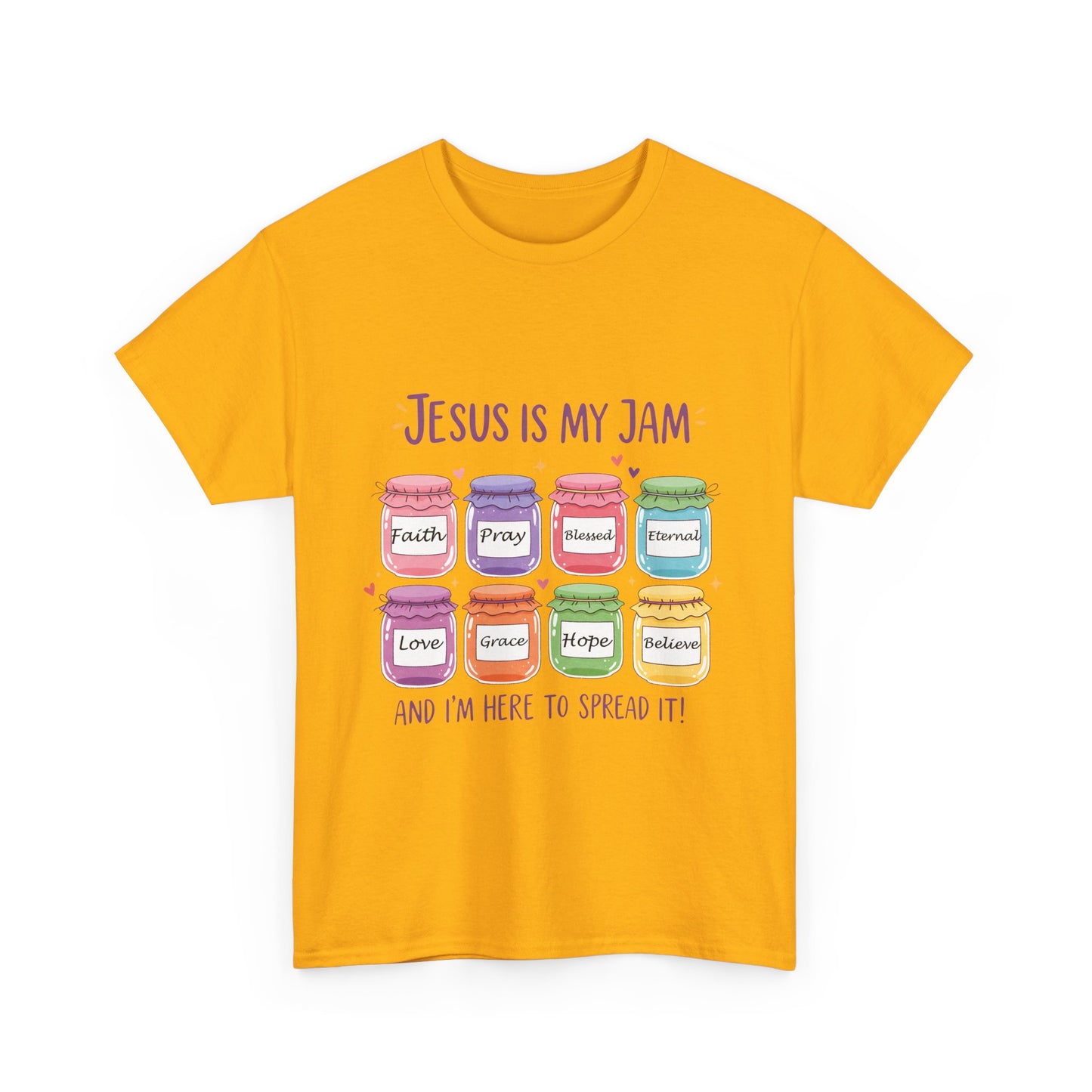 Jesus Is My Jam Shirt - Cute Christian Pun T-Shirt, Faith and Love Graphic Tee, Religious Humor Gift for Women & Men