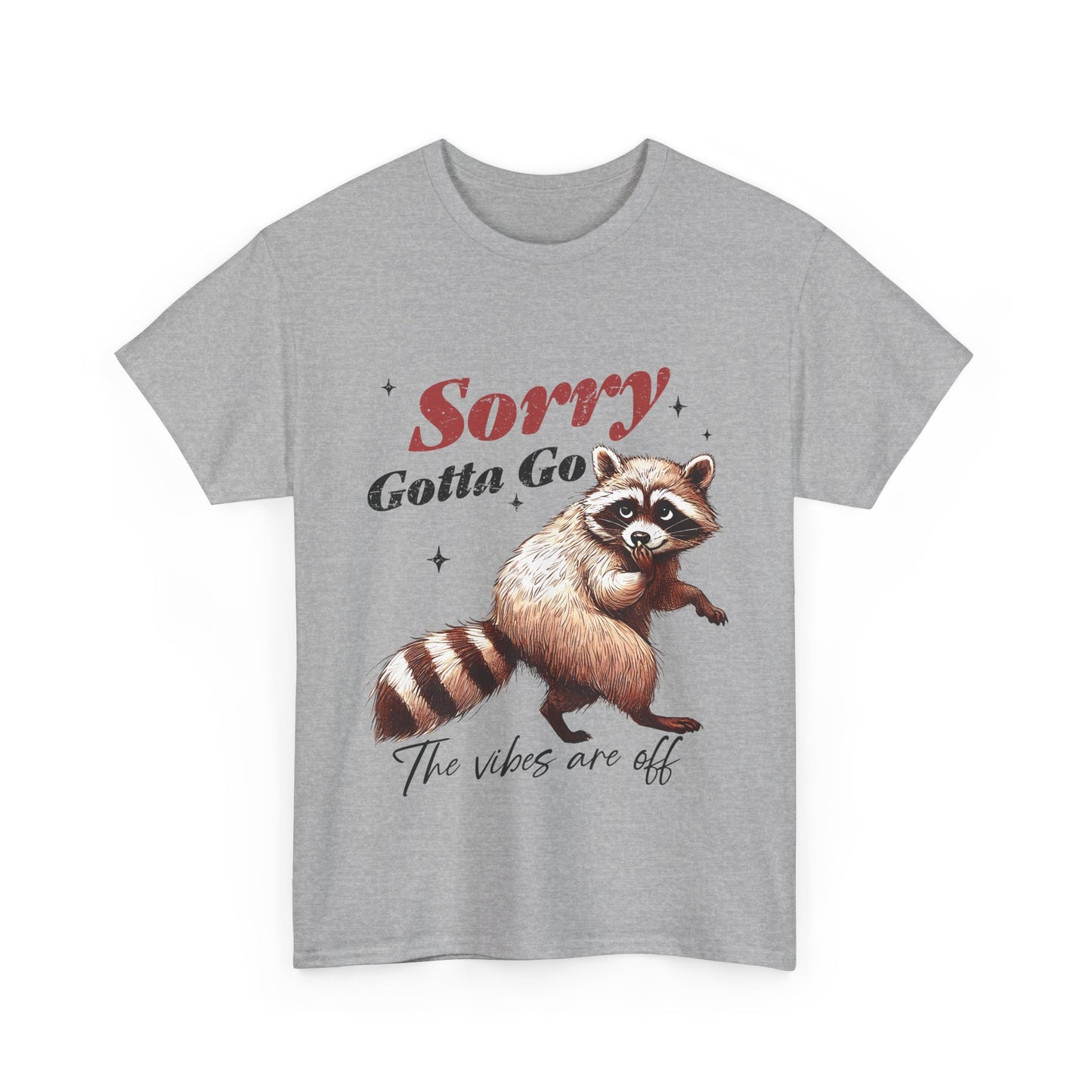 Sorry Raccoon T-Shirt - Cute Awkward Apology Tee
