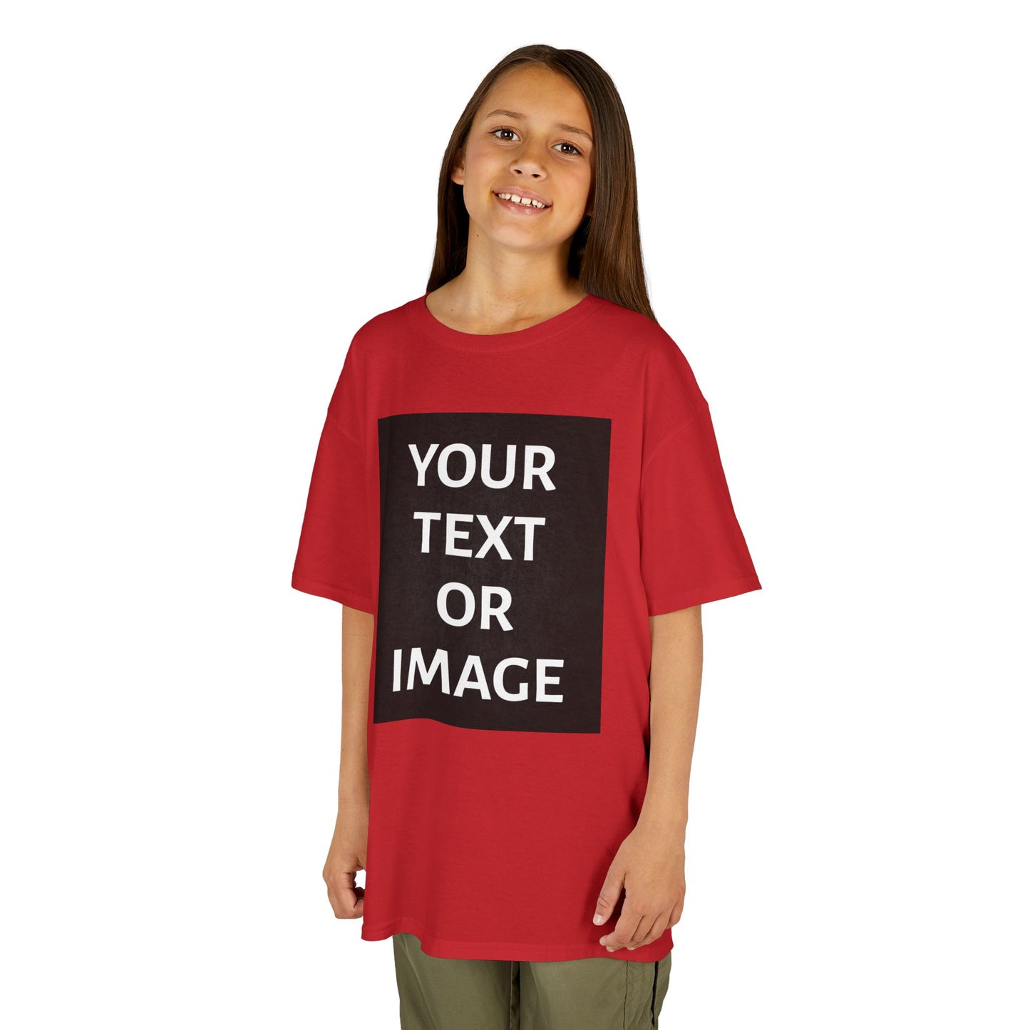 Kids Customizable Tee - Personalized Your Text or Image Shirt
