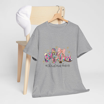 Christ the Savior Is Born T-Shirt - Pastel Nativity Cross Christmas Tee