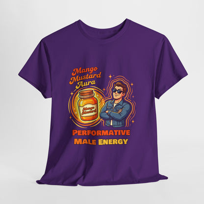 Mango Mustard Aura Shirt – Performative Male Energy Meme Tee