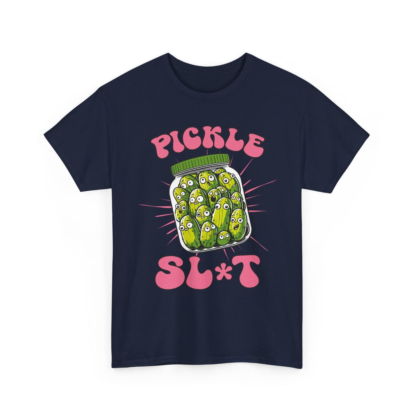 Pickle Lover Funny Shirt - Spicy Pickle Jar Graphic Tee for Women, Sarcastic Adult Humor Gift, Foodie Party T-Shirt