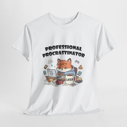 T-Shirt für professionelle Aufschieber – Lustiges Kawaii-Katzen-Pastell-T-Shirt