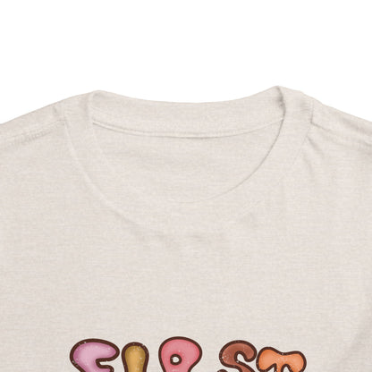 First Grade Bubble Letters T-Shirt | Cute Retro Back to School Kids Tee