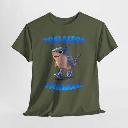 Tralalero Tralala Shark Shirt – Cute Running Shark Cartoon Tee