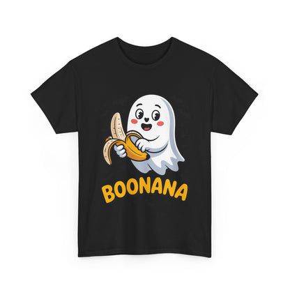 Boonana Ghost T-Shirt - Cute Halloween Banana Pun Tee