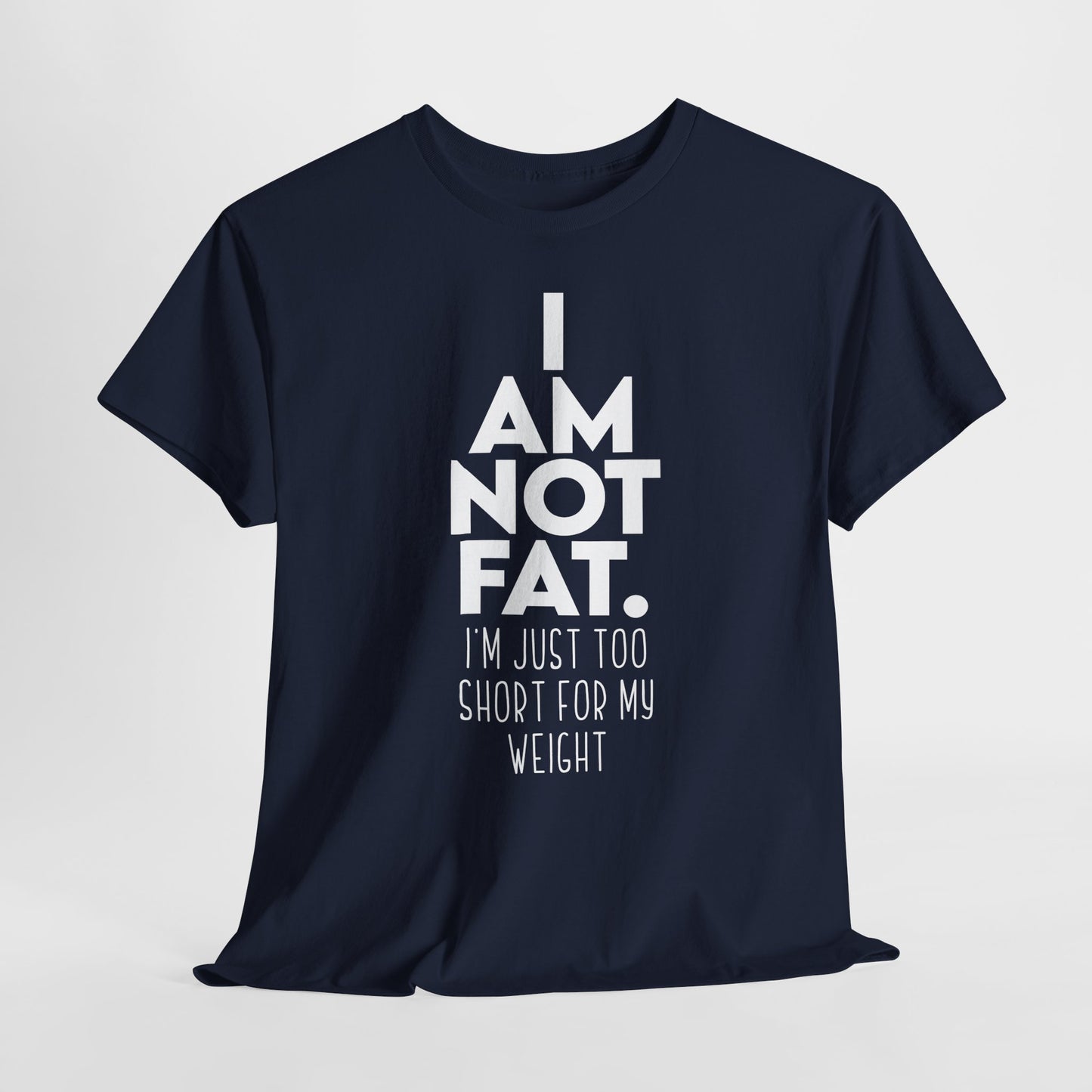 Ich bin nicht dick – Lustiges T-Shirt mit Body-Posit-Spruch
