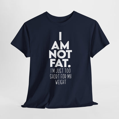 Ich bin nicht dick – Lustiges T-Shirt mit Body-Posit-Spruch