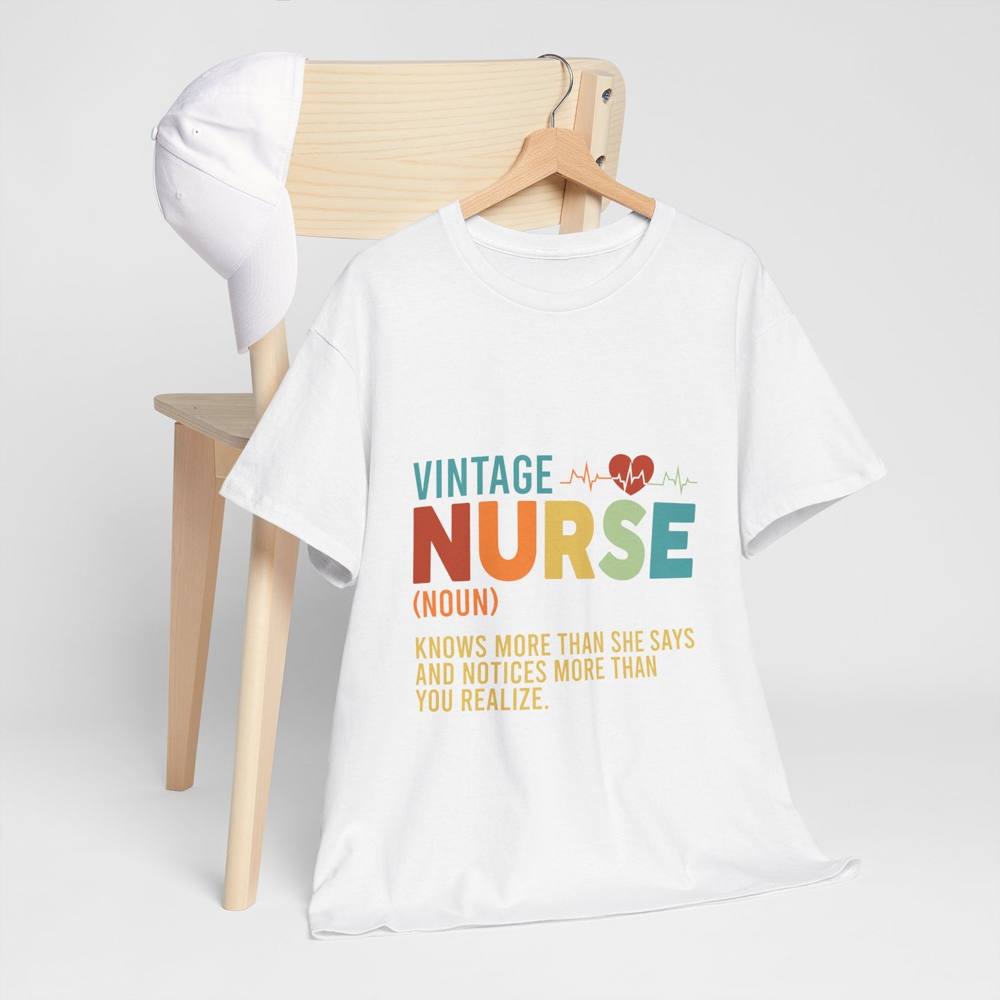Vintage Nurse Shirt - Knows More Than She Says Tee