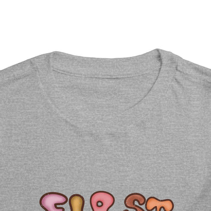 First Grade Bubble Letters T-Shirt | Cute Retro Back to School Kids Tee