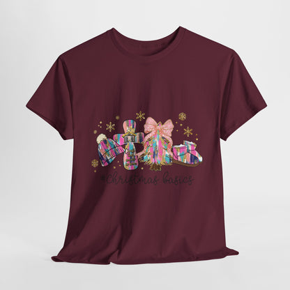 Christ the Savior Is Born T-Shirt - Pastel Nativity Cross Christmas Tee