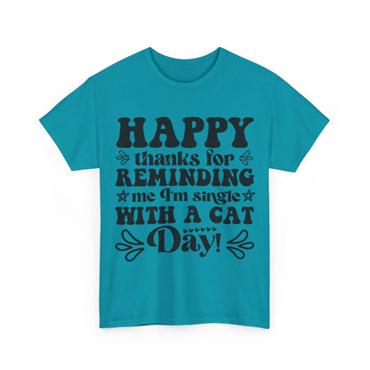 Cattitude Cat T-Shirt - Minimalist Sassy Line Art Tee
