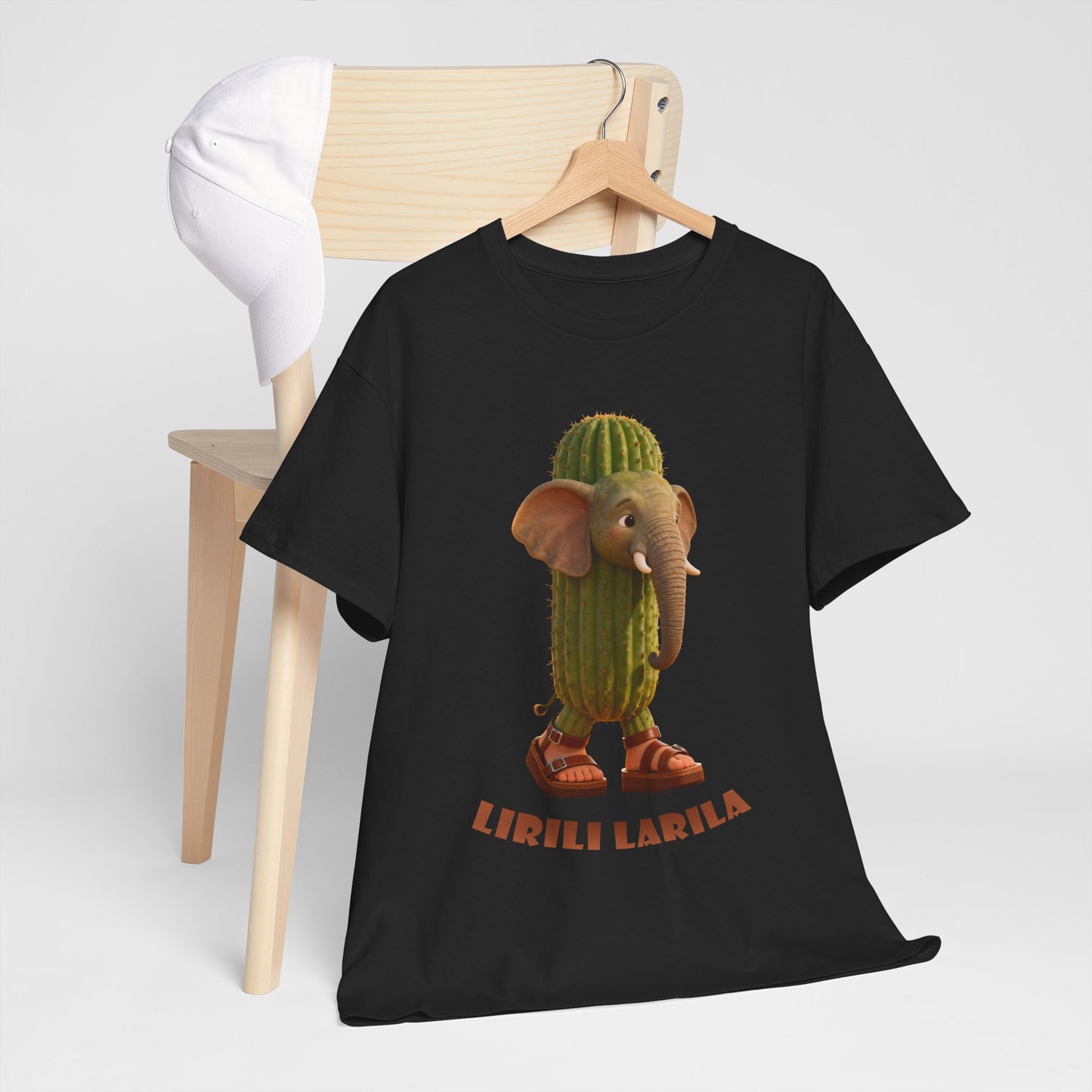 Lirili Larila Shirt – Funny Elephant Cactus Hybrid Tee