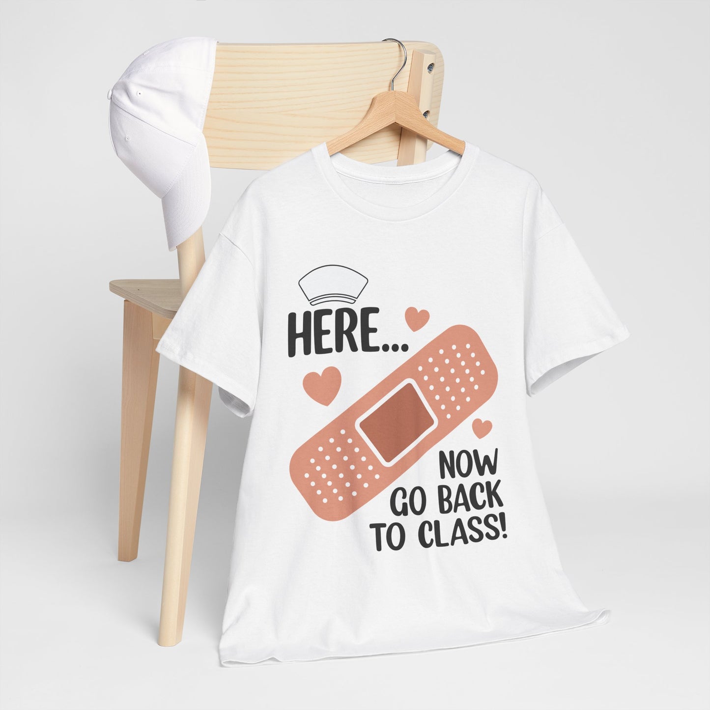 School Nurse Shirt - Bandage & Hearts Appreciation Tee