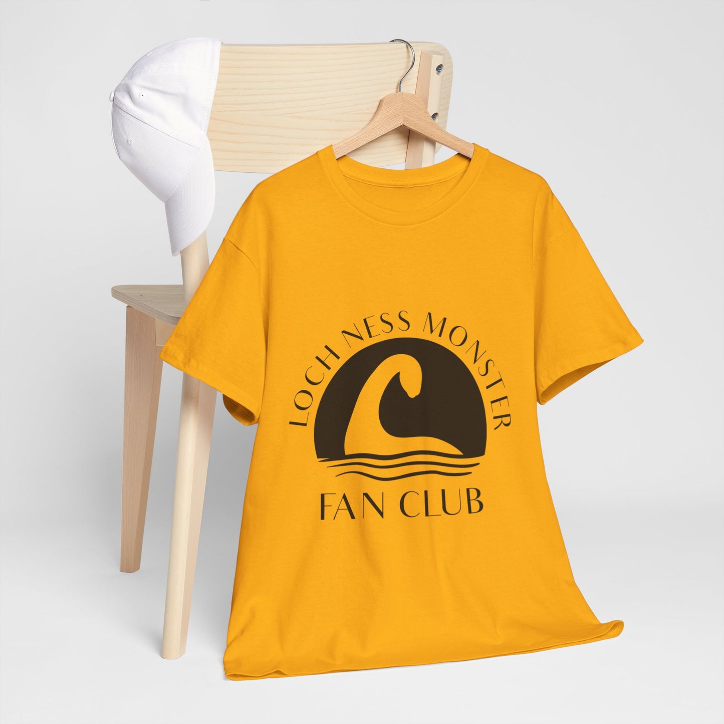 Loch Ness Monster T-Shirt - Minimal Nessie Line Art Scotland Tee