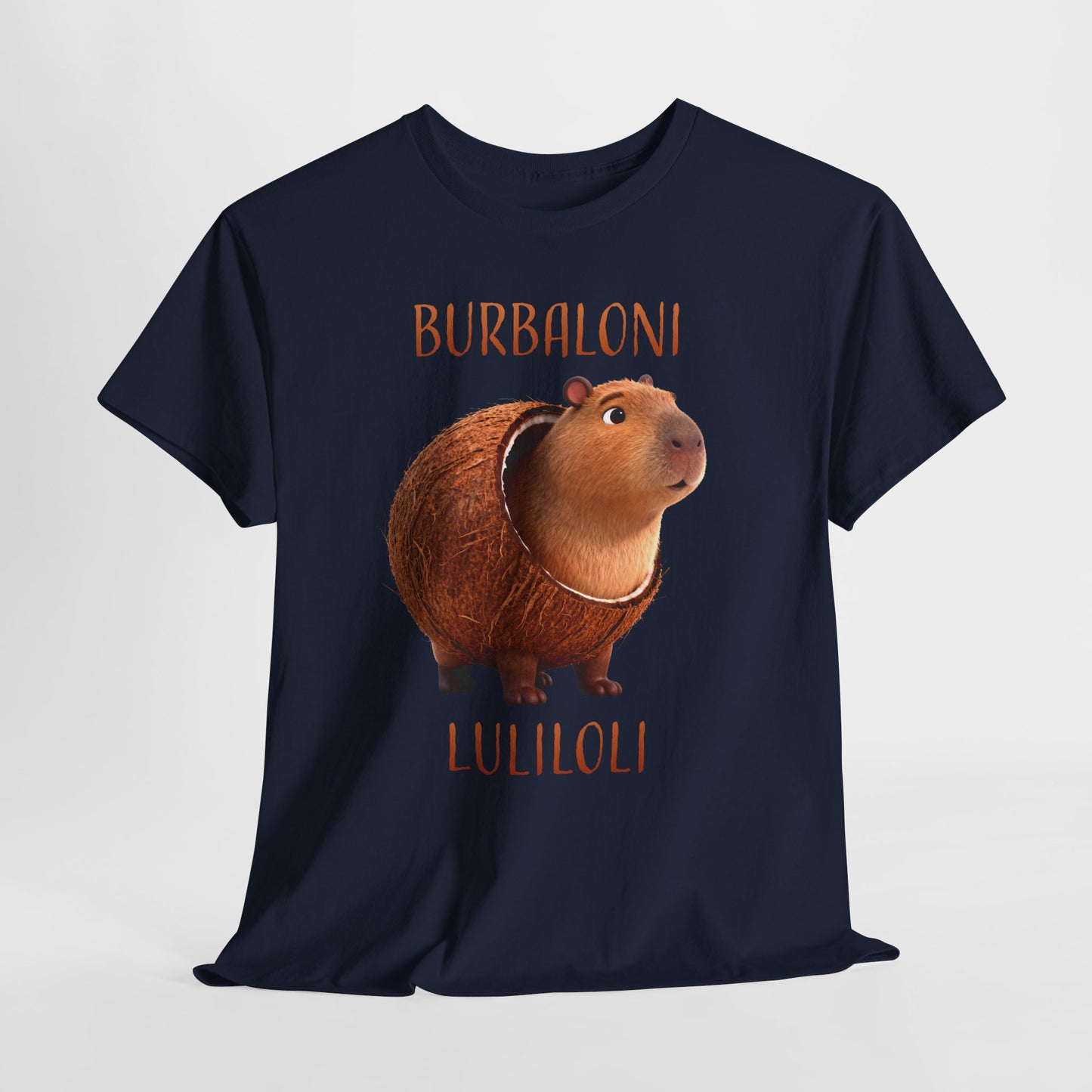 Burbaloni Luliloli Shirt – Cute Capybara in Coconut Funny Animal Tee
