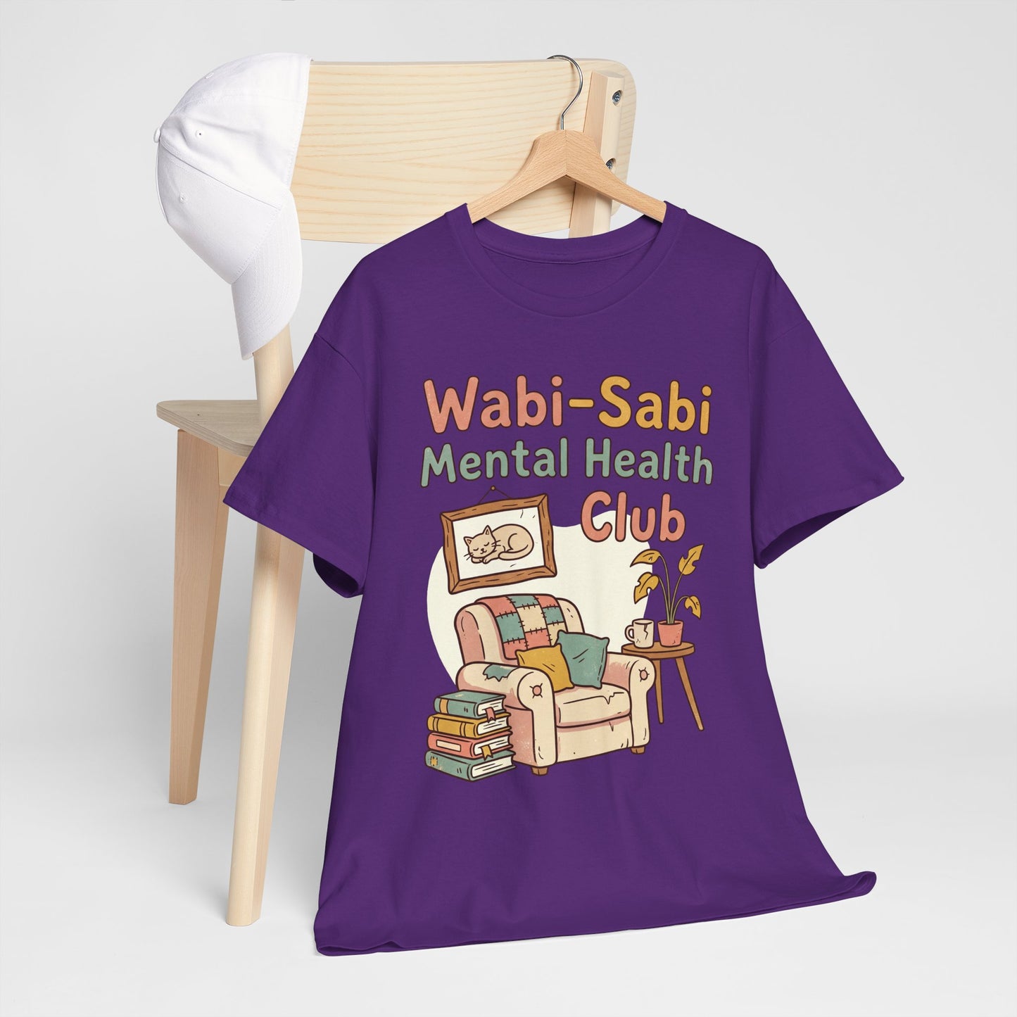 Wabi-Sabi Mental Health Club Shirt – Cozy Self-Care Aesthetic Tee