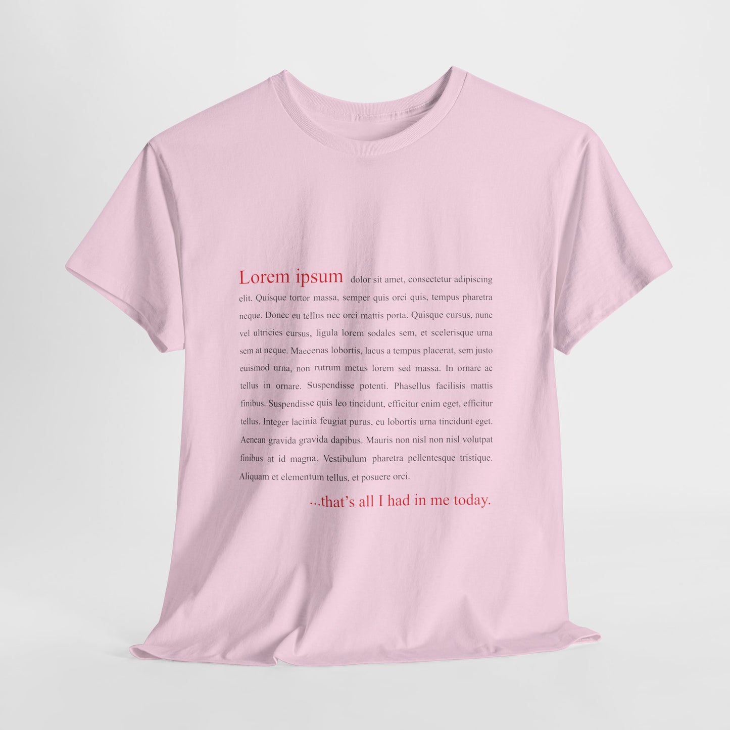 Lorem Ipsum Shirt - Funny Designer & Programmer Tee