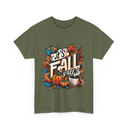 It’s Fall Y’all T-Shirt - Pumpkin Spice Autumn Coffee Lover Tee
