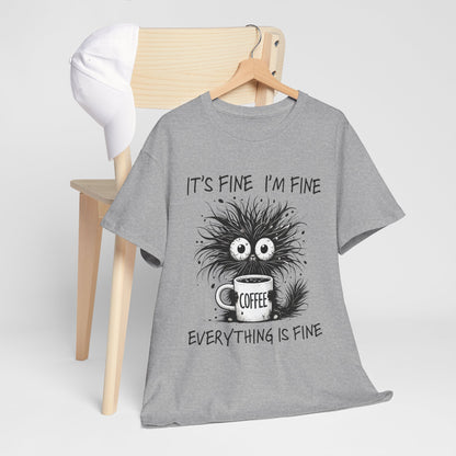 Caffeine Chaos Monster T-Shirt - Funny Coffee Tee