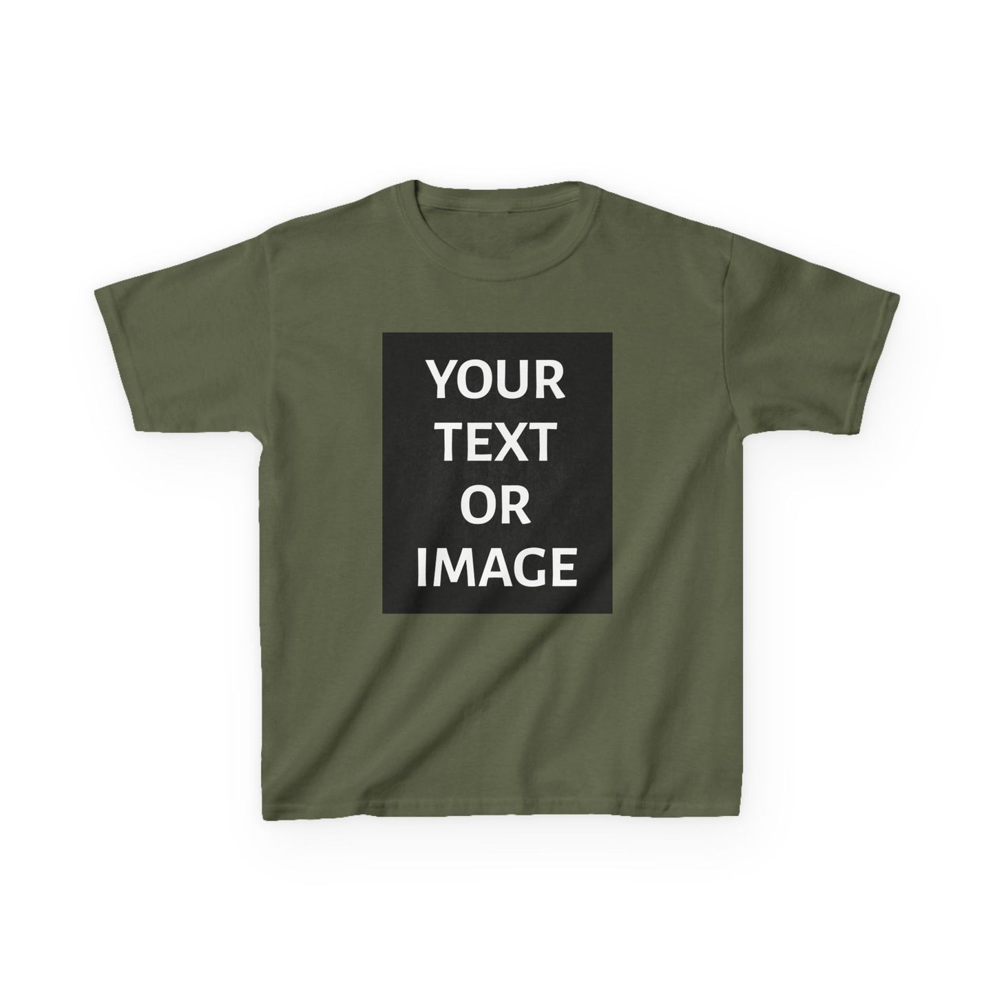 Kids Customizable Tee - Personalized Your Text or Image Shirt