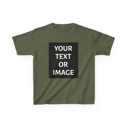 Kids Customizable Tee - Personalized Your Text or Image Shirt