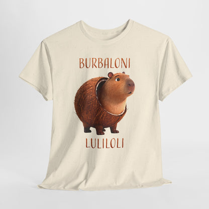 Burbaloni Luliloli Shirt – Cute Capybara in Coconut Funny Animal Tee