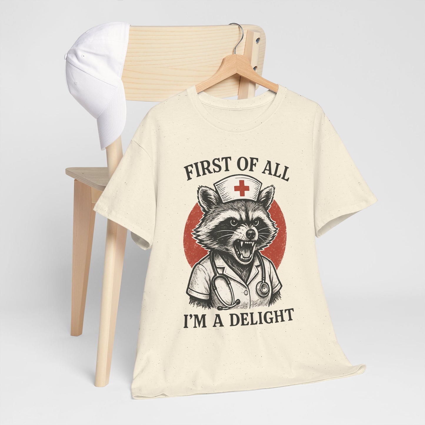 Nurse Raccoon I’m a Delight Shirt - Funny Night Shift Tee