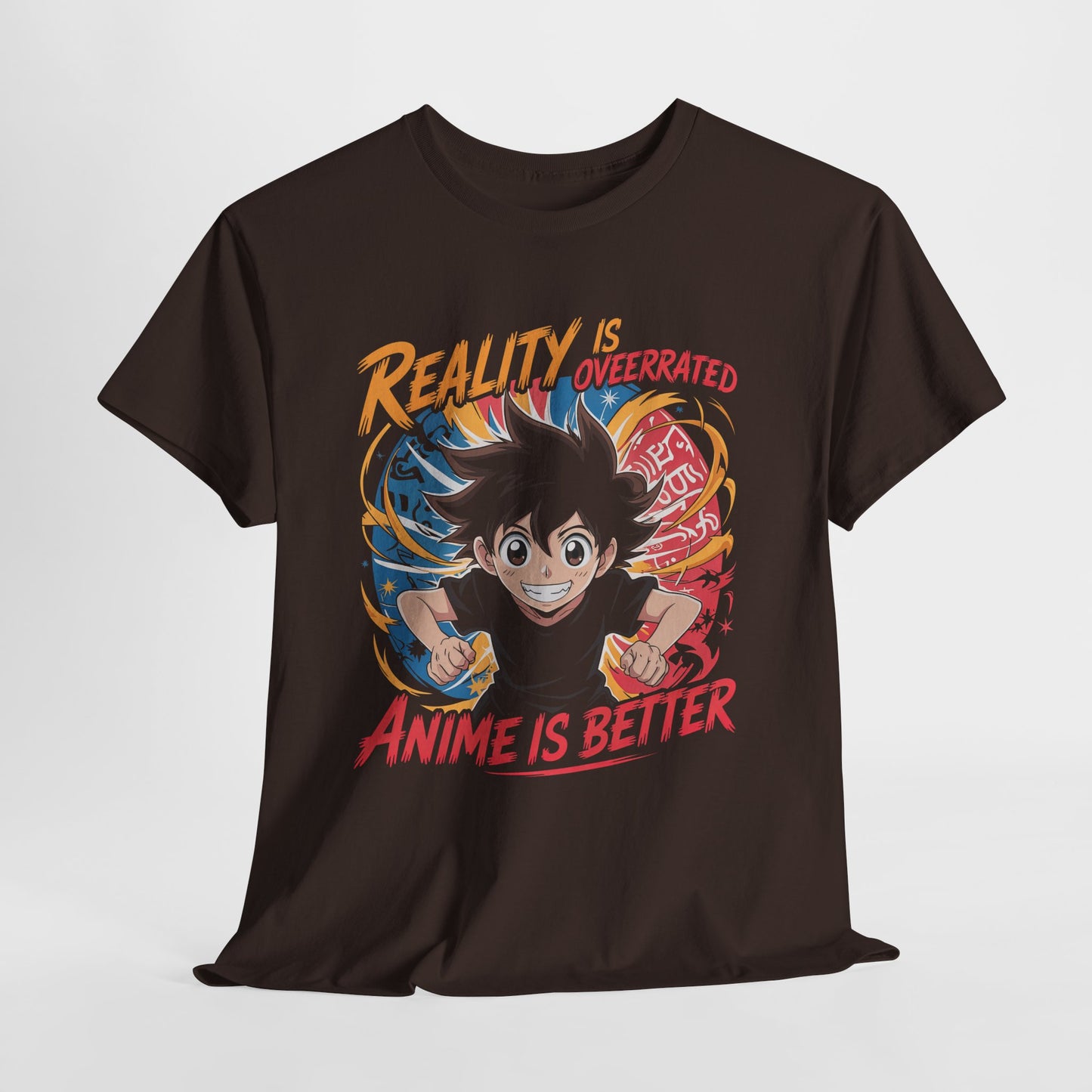 Reality Is Overrated Anime Shirt - Funny Otaku Tee
