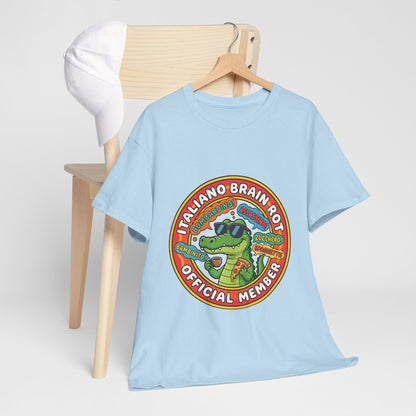 Italiano Brain Rot Shirt – Bombardino Crocodile Meme Tee, Absurd Humour T-Shirt