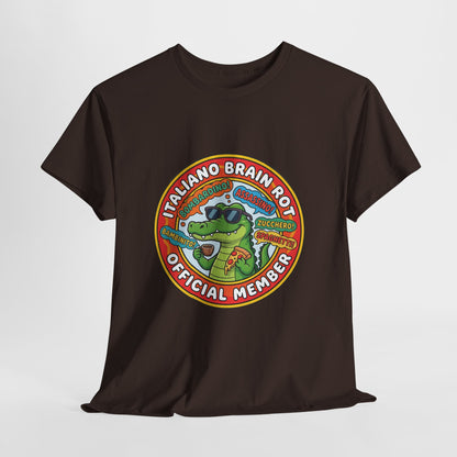 Italiano Brain Rot Shirt – Bombardino Crocodile Meme Tee, Absurd Humour T-Shirt