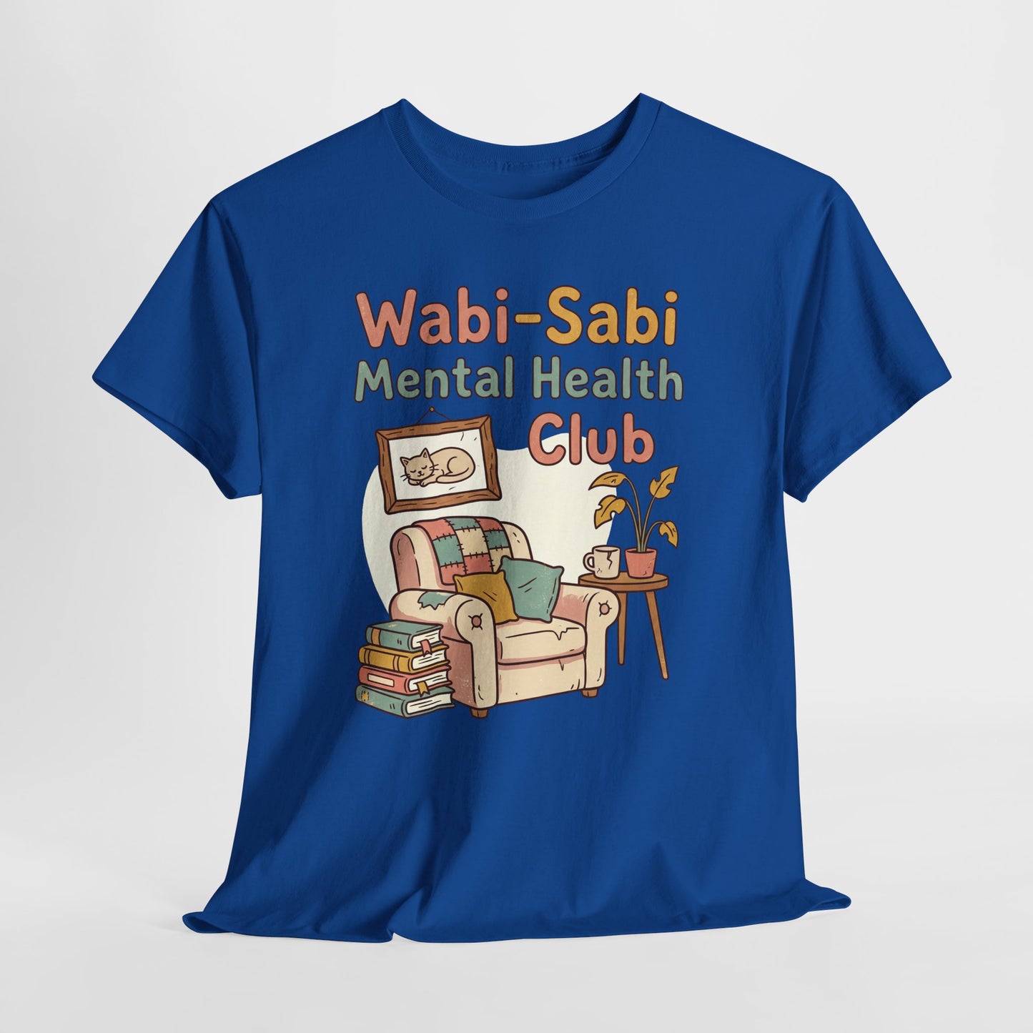 Wabi-Sabi Mental Health Club Shirt – Cozy Self-Care Aesthetic Tee