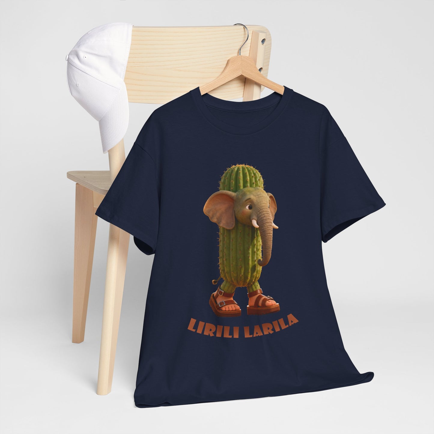 Lirili Larila Shirt – Funny Elephant Cactus Hybrid Tee