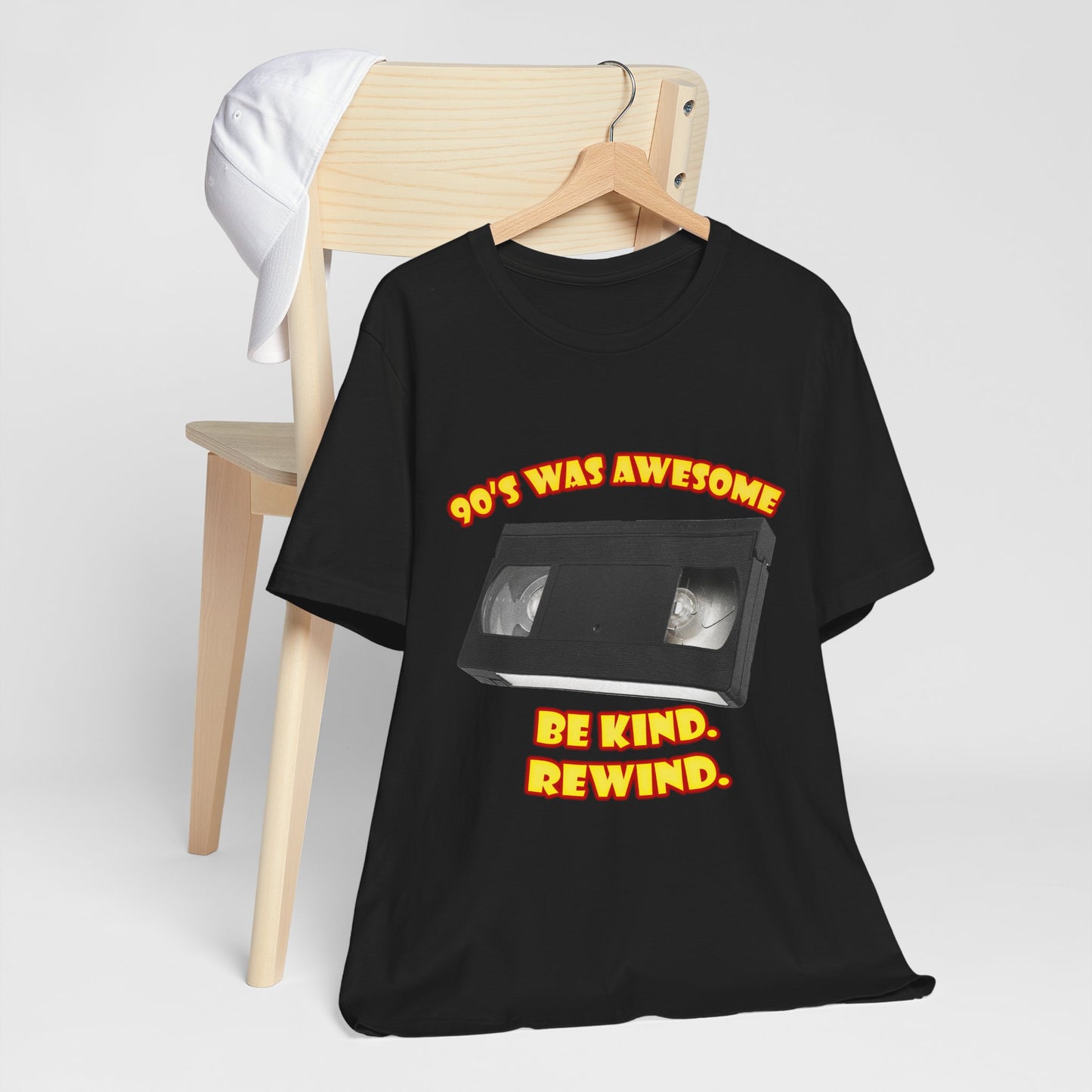 Be Kind Rewind T-Shirt - Retro VHS 90s Tee