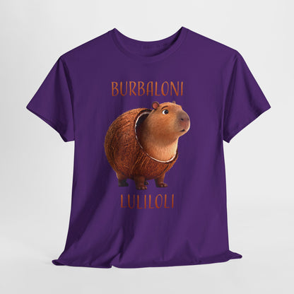 Burbaloni Luliloli Shirt – Cute Capybara in Coconut Funny Animal Tee