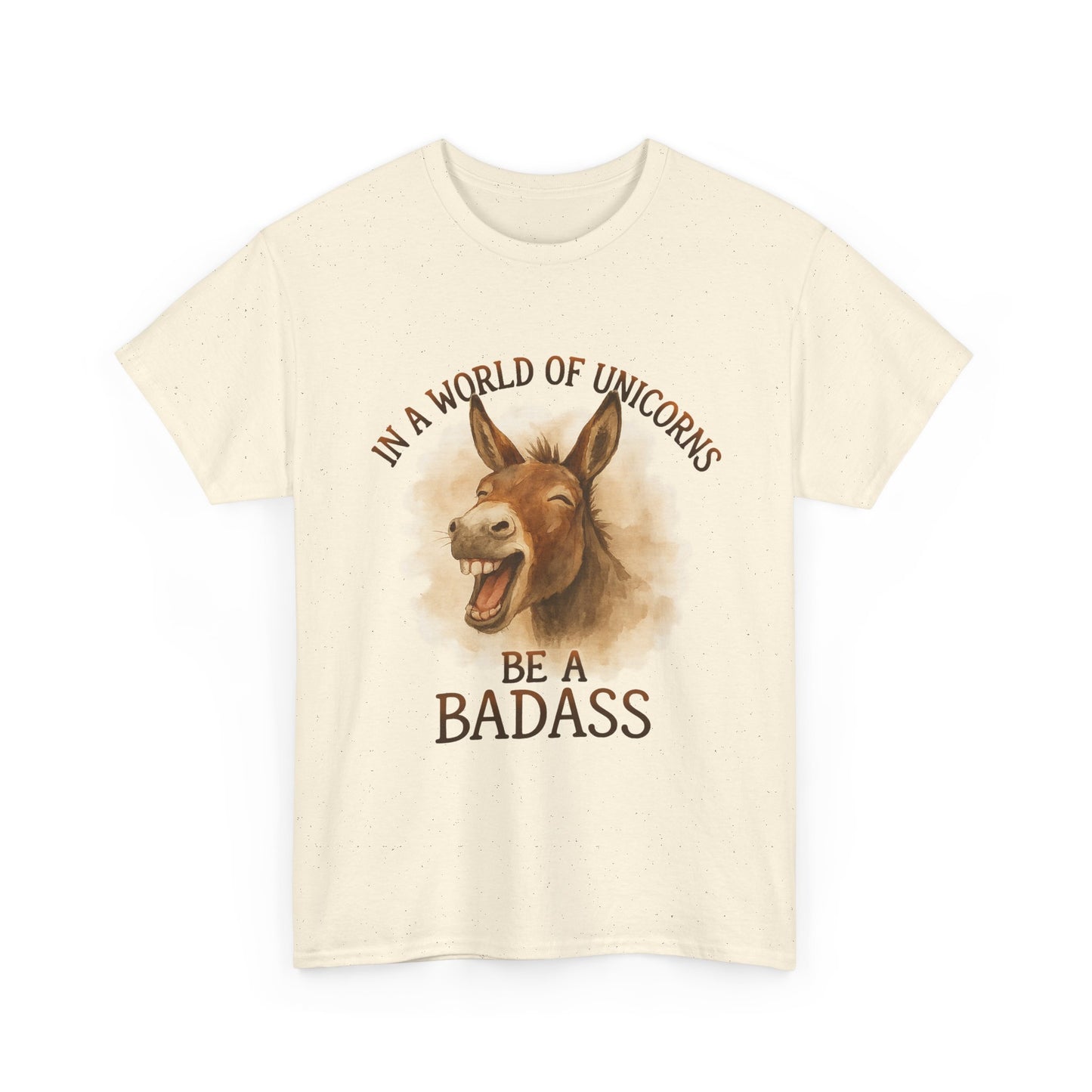 Badass Donkey T-Shirt - In a World of Unicorns