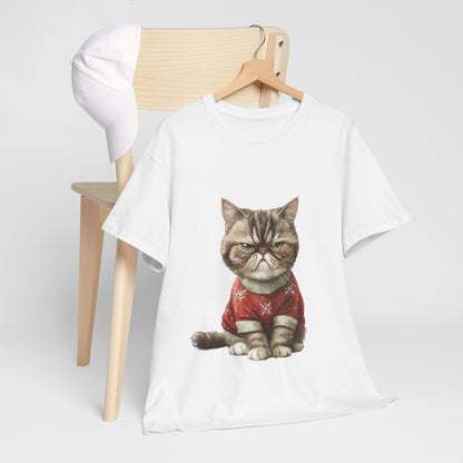 Grumpy Christmas Cat T-Shirt
