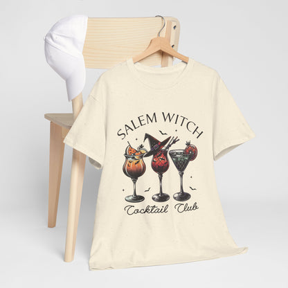 Salem Witch Cocktail Club T-Shirt - Halloween Bar Crawl Tee