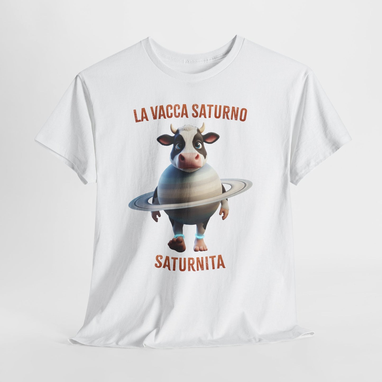 La Vacca Saturno Shirt – Cute Saturn Cow Funny Space Meme Tee