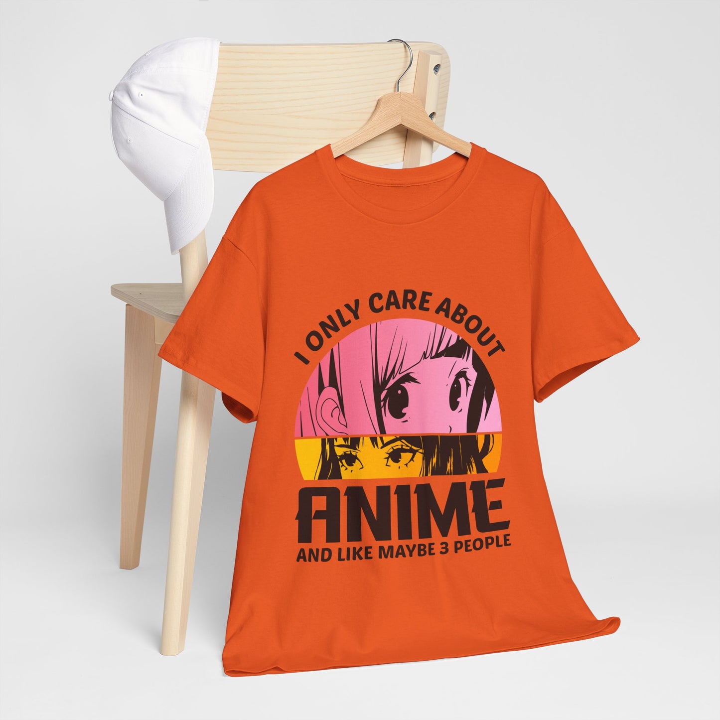 I Only Care About Anime And Like Maybe 3 People Shirt - Manga Eyes Tee