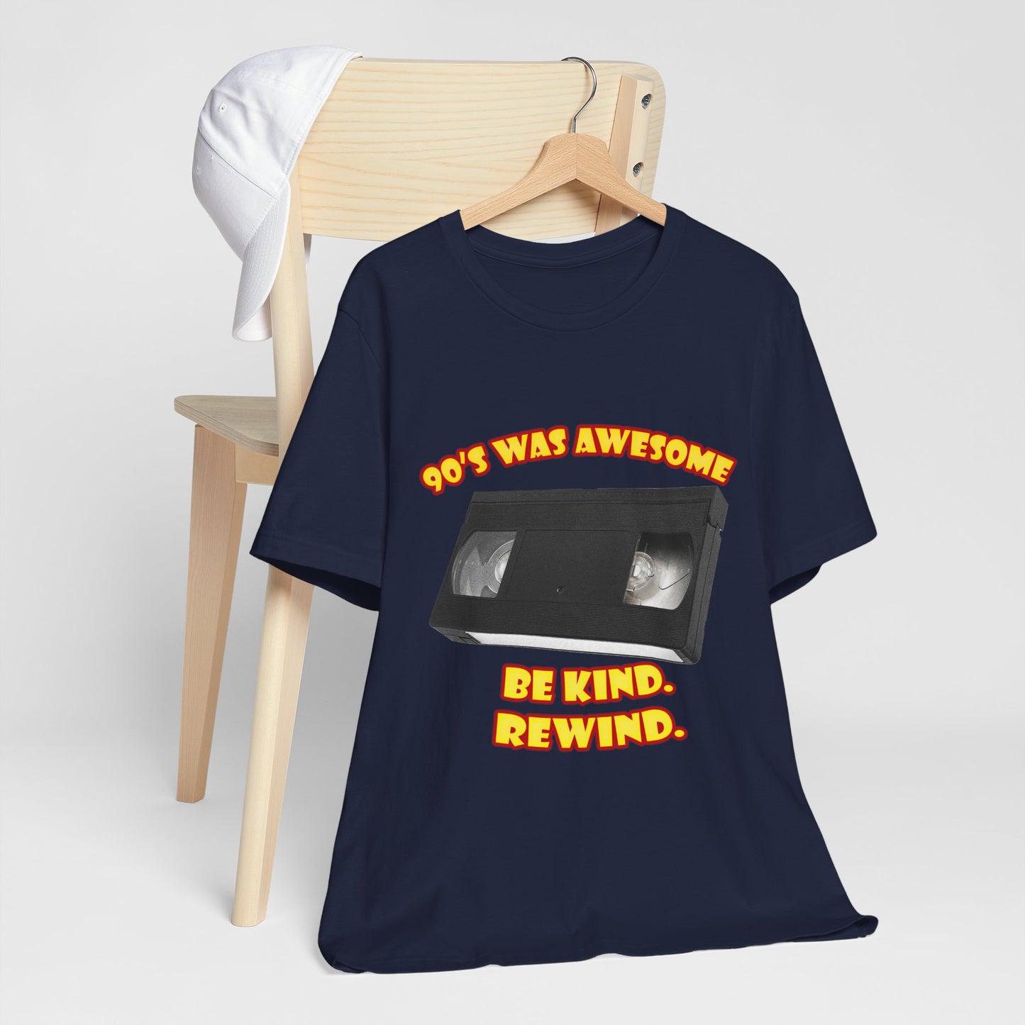 Be Kind Rewind T-Shirt - Retro VHS 90s Tee