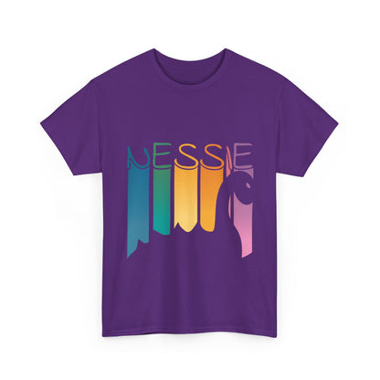 Nessie T-Shirt - Loch Ness Monster Retro Rainbow Tee