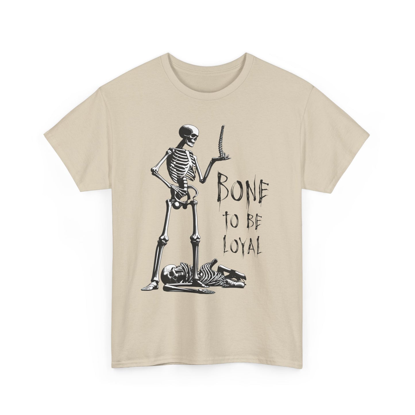 Skeleton Spine Pun T-Shirt - Funny Dark Humor Anatomy Tee