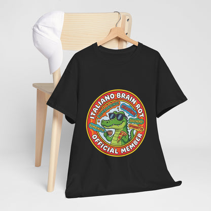 Italiano Brain Rot Shirt – Bombardino Crocodile Meme Tee, Absurd Humour T-Shirt