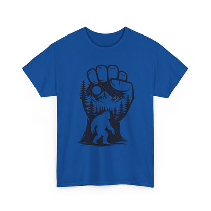 Bigfoot Forest Silhouette T-Shirt - Sasquatch Mountain Tee