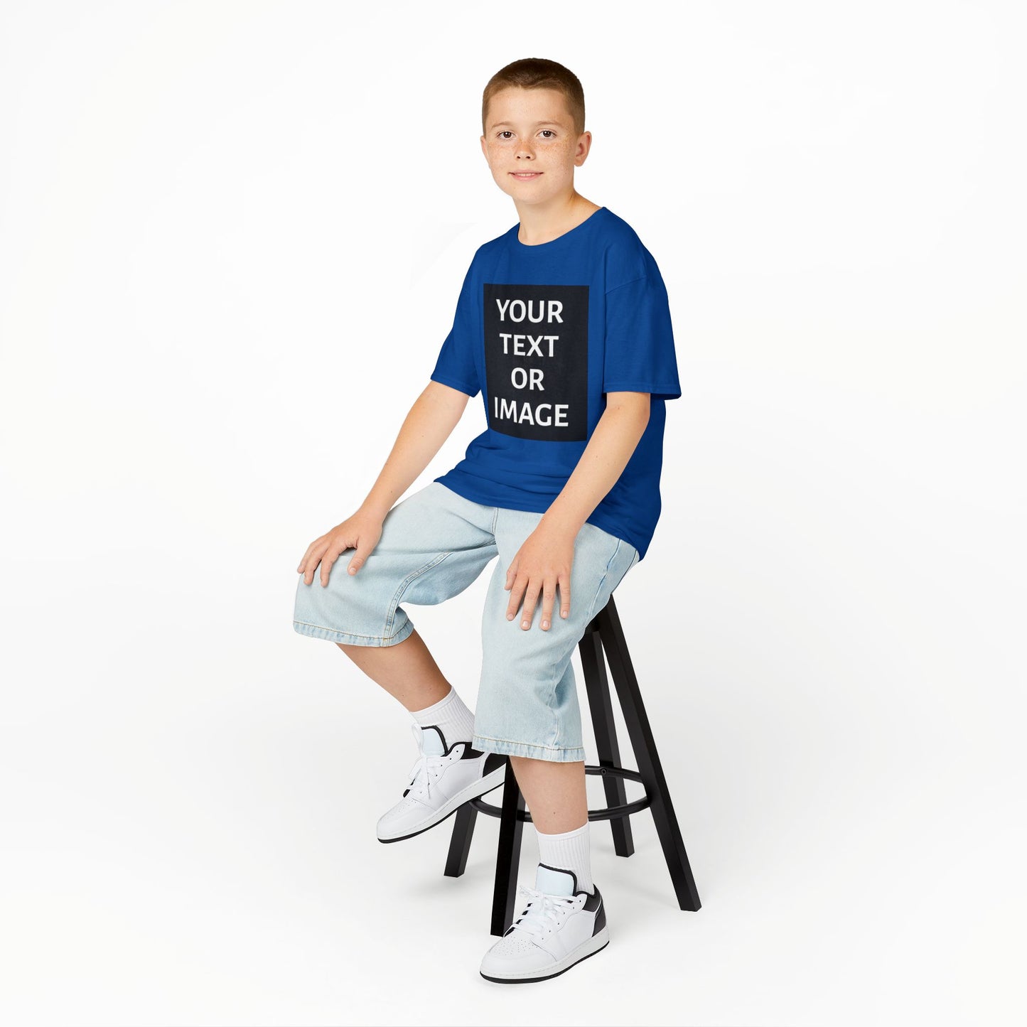 Kids Customizable Tee - Personalized Your Text or Image Shirt